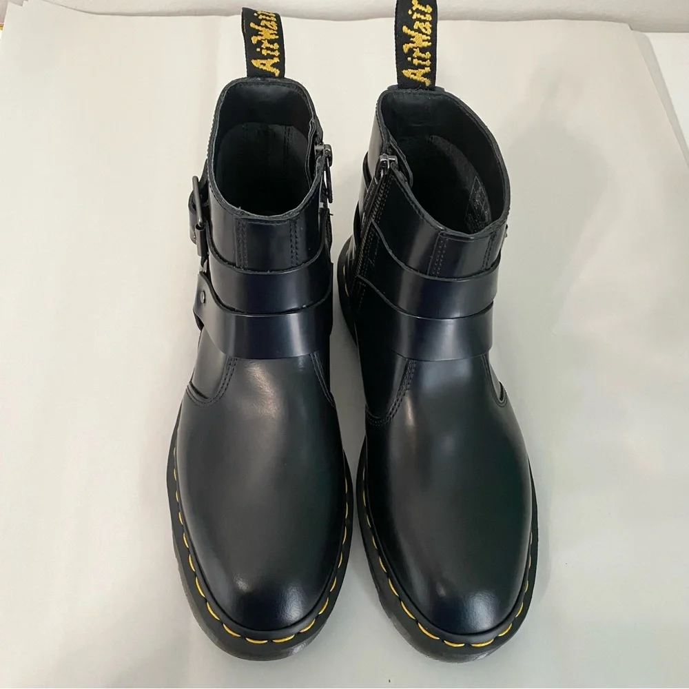Dr. Martens Black Leather Ankle Boots - Picture 5 of 6